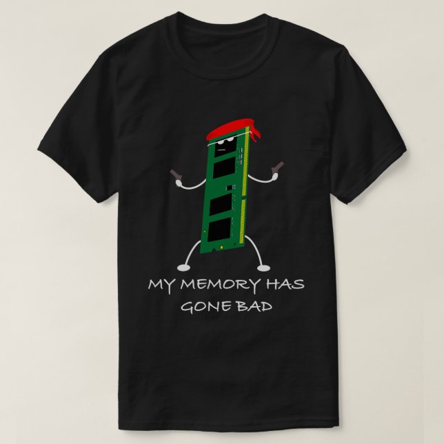 Felaktigt minne t shirt (Design framsida)