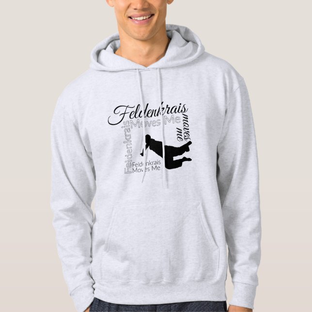 Feldenkrais flyttningar mig svart & vit för Hoodie (Framsida)