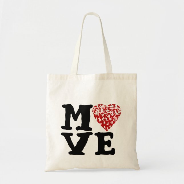 Feldenkrais för hjärta & för vit för tygkasse (Framsidan)