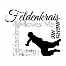 Feldenkrais Moves Me Poster | Svartvitt