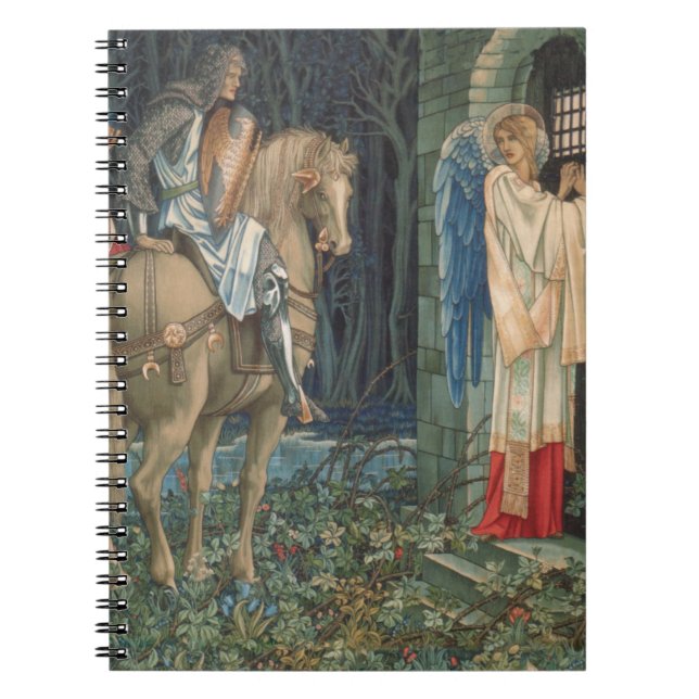 Felet av tapestryen för herr Gawain William Morris Anteckningsbok (Framsidan)