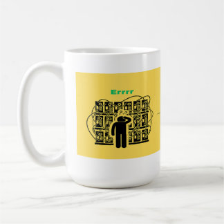 Felfunktion i teasystemet kaffemugg