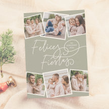 Felices Fiestas | Caligrafía Navideña y 6 Fotos