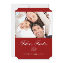 Felices Fiestas-fotokort
