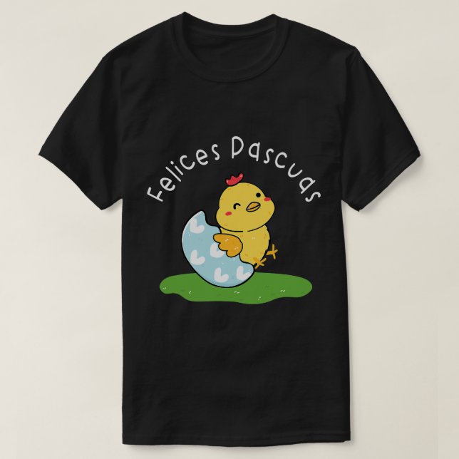 Felices Pascuas 2 spanska Glad påsk Baby-kycklinge T Shirt (Design framsida)