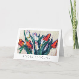 Felices Pascuas. Fine Art Påsk Card på spanska Helgkort
