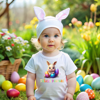 Felices Pascuas te desea la bebe T Shirt