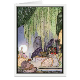 Felicia, Art nouveau av Kay Nielsen Hälsningskort