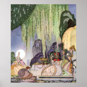 Felicia art nouveau av Kay Nielsen Poster