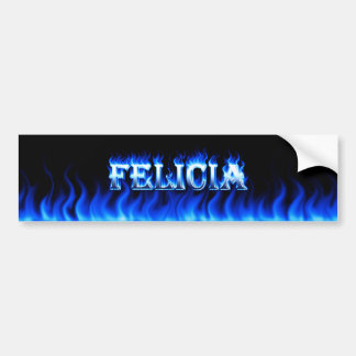 Felicia blue fire and flamper dekal design