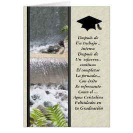 Felicidades en tu Graduacion Hälsningskort
