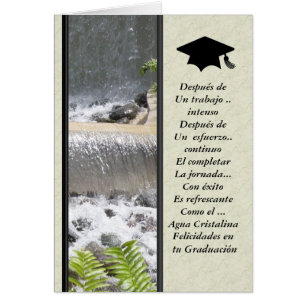 Felicidades en tu Graduacion Hälsningskort