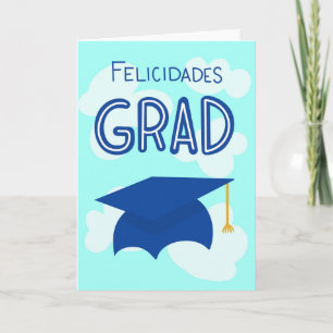 Felicidades Grad - det spanska Studenten-kortet Kort