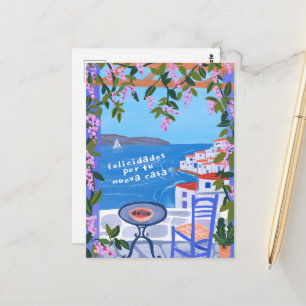 Felicidades Por Nueva Casa Sea Views Art Vykort