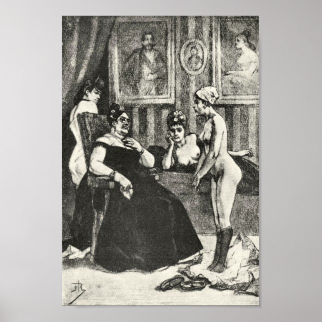 Felicien Rops - Granskningen Poster (Framsidan)