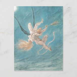 Felicien Rops, Satanic. Avlägsnande Vykort