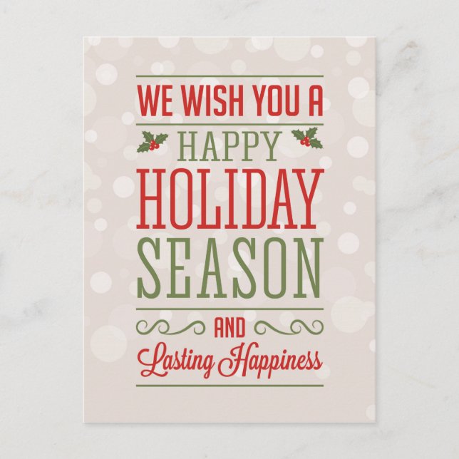 Felicitación de navidad vykort (Framsida)