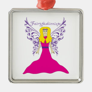 Felik Fashionista Julgransprydnad Metall