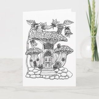 Felik husfärg för champinjon det dig som är tomt kort