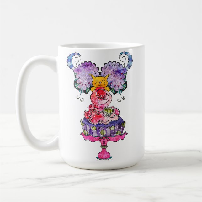 Felik kattunge Konfection Kollection Kaffemugg (Vänster)