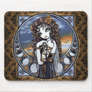 Felik konst Mousepad "Lucia" för gotisk blommamå Musmatta