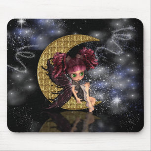 felik mousepad för måne, musmatta, gotisk fe musmatta
