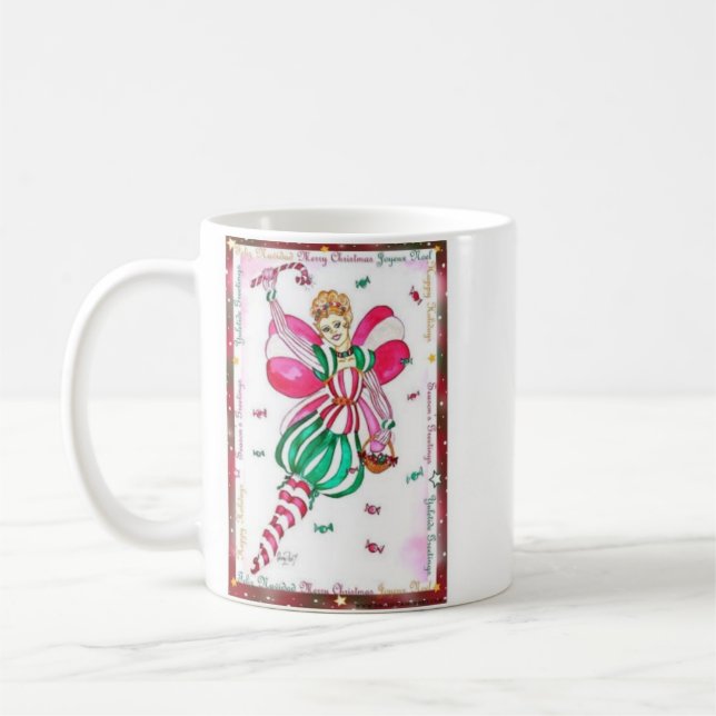 Felik mugg för candy cane (Vänster)