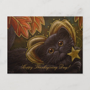 FELIK PERSERKATT - THANKSGIVINGvykort Helg Vykort