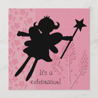 Felik Princess Födelsedag Inbjudan för Silhouette