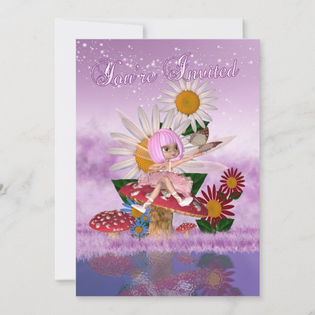 Felik Princess födelsedagsfest - felik Inbjudningar (Framsida)