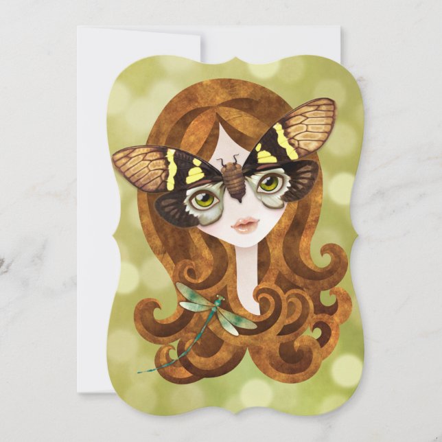 Felik Princess Inbjudan för Gaeana cikada (Framsida)