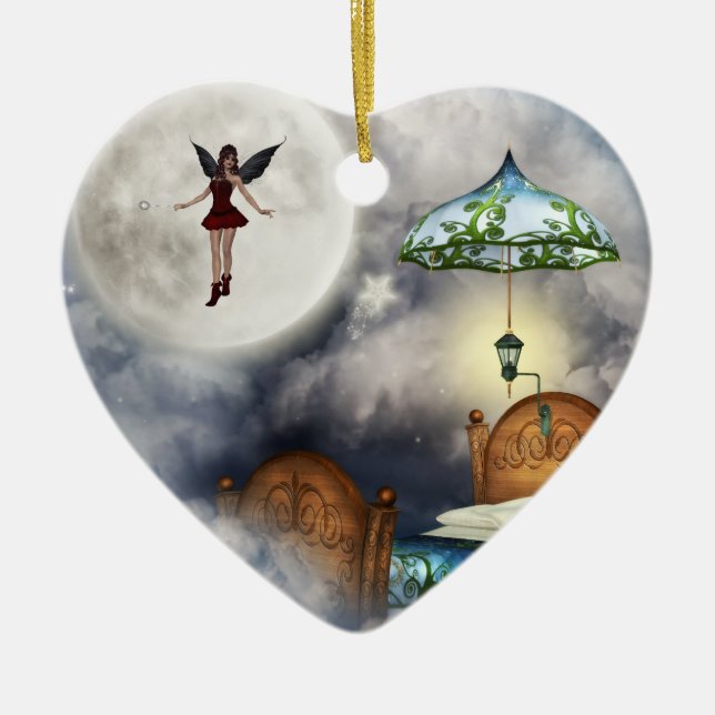 Felik prydnad för tand julgransprydnad keramik (Framsidan)