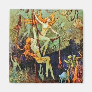 Felika sjöjungfruar - vid Warwick Goble Magnet