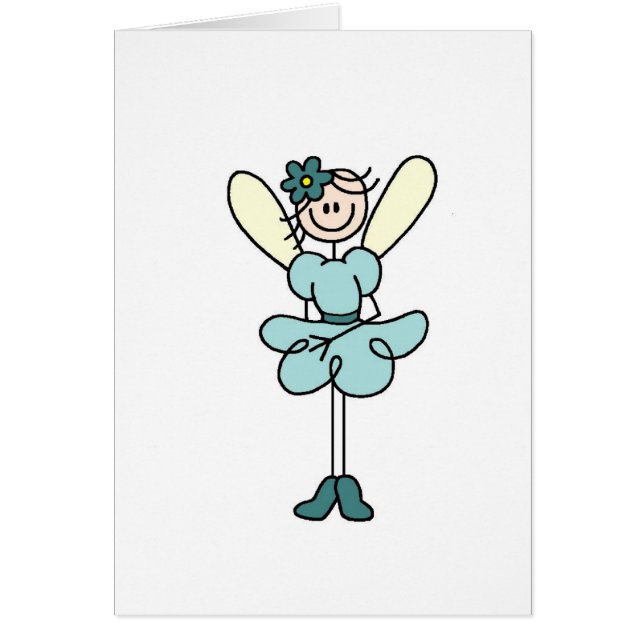 Felikt ängelkort för kricka hälsningskort (Framsidan)