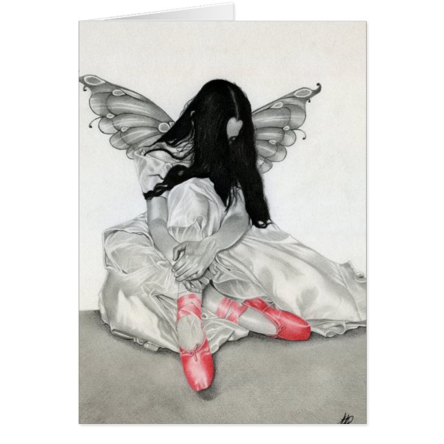 Felikt Ballerinakort Hälsningskort (Framsidan)