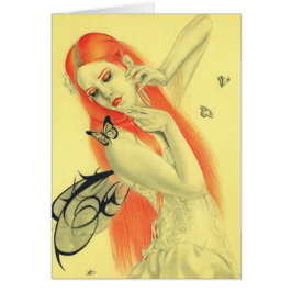 Felikt hemlighetkort för fjäril hälsningskort