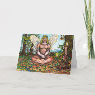 Felikt meditationhälsningkort kort