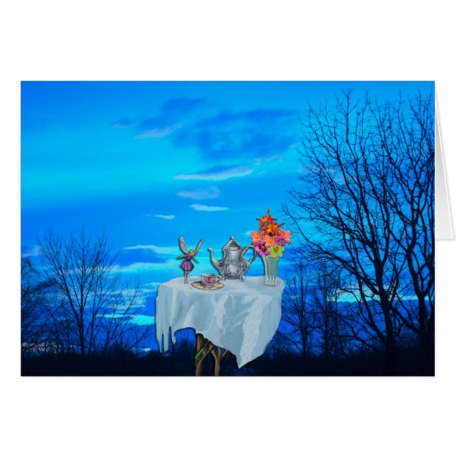 Felikt Teaparty Hälsningskort (Framsidan Horizontal)