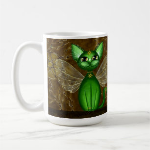 Felikt tempel, för kattungekaffe för fantasi fel kaffemugg