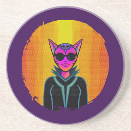 Feline Character in triplicate Underlägg