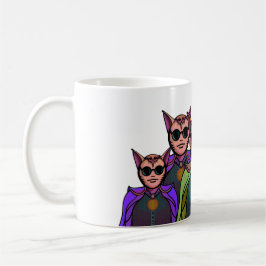 Feline Creatures Design Pickleball Paddle Kaffemugg
