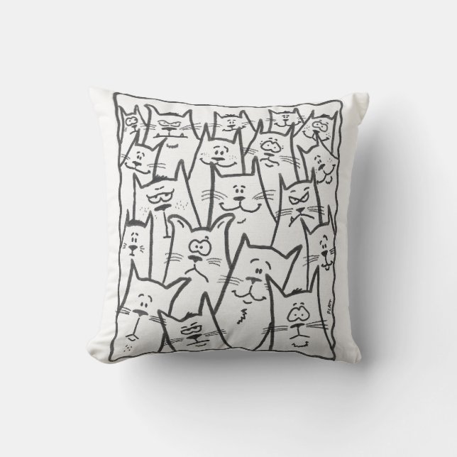 Feline Emotions Kudde (Framsida)