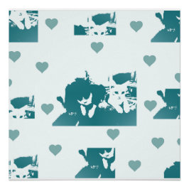 Feline Friends. Adorable Kitten Duo. Perfect Poster