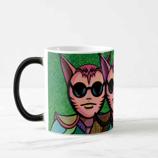 Feline trio magisk mugg (Vänster)