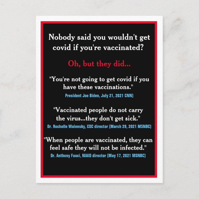 Felinformation om officiellen vykort (Framsida)