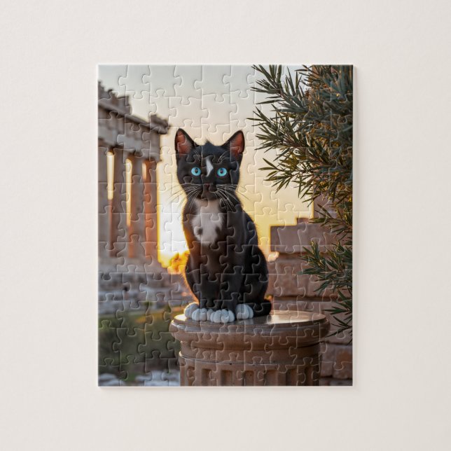 Felini besöker Parthenon: En grekisk Odyssey Pussel (Vertikal)