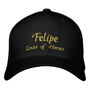 Felipe Namn Cap / Hat Broderad Keps