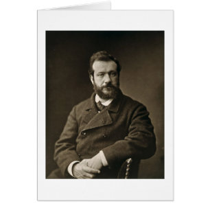 Felix Bracquemond (1833-1914), från "Galerie Conte Hälsningskort