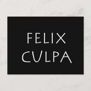 Felix culpa vykort