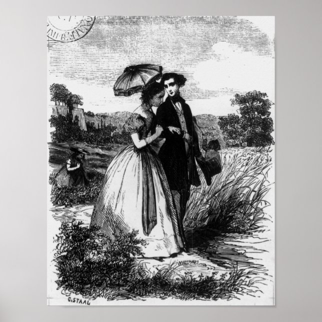 Felix de Vandenesse och Madame de Morts auf Poster (Framsidan)